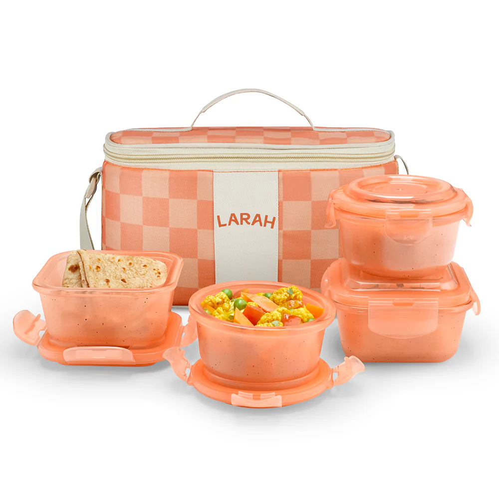 Larah Colormate Universal Lunch Box, Pink - Image 2