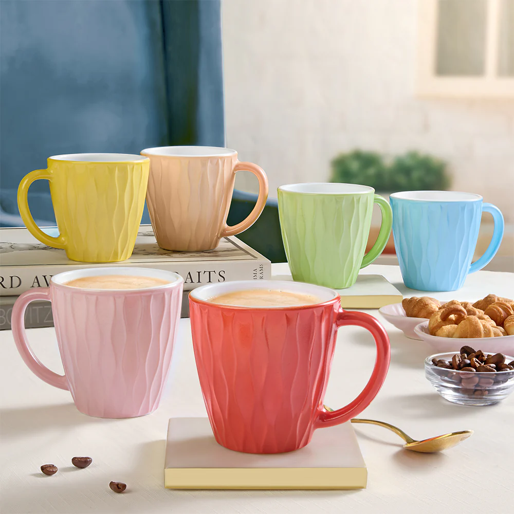Larah Curl Cup Set, Assorted Colours - Image 7