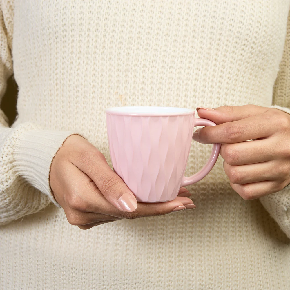 Larah Curl Cup Set, Pastel Pink - Image 5