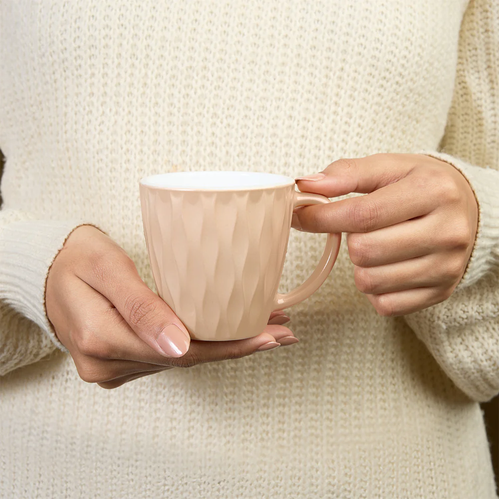 Larah Curl Cup Set, Peach Puff - Image 5