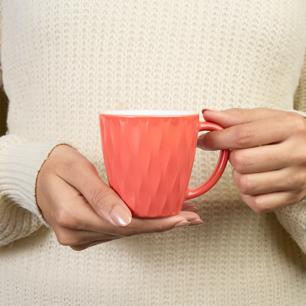 Larah Curl Cup Set, Sunset Orange - Image 5