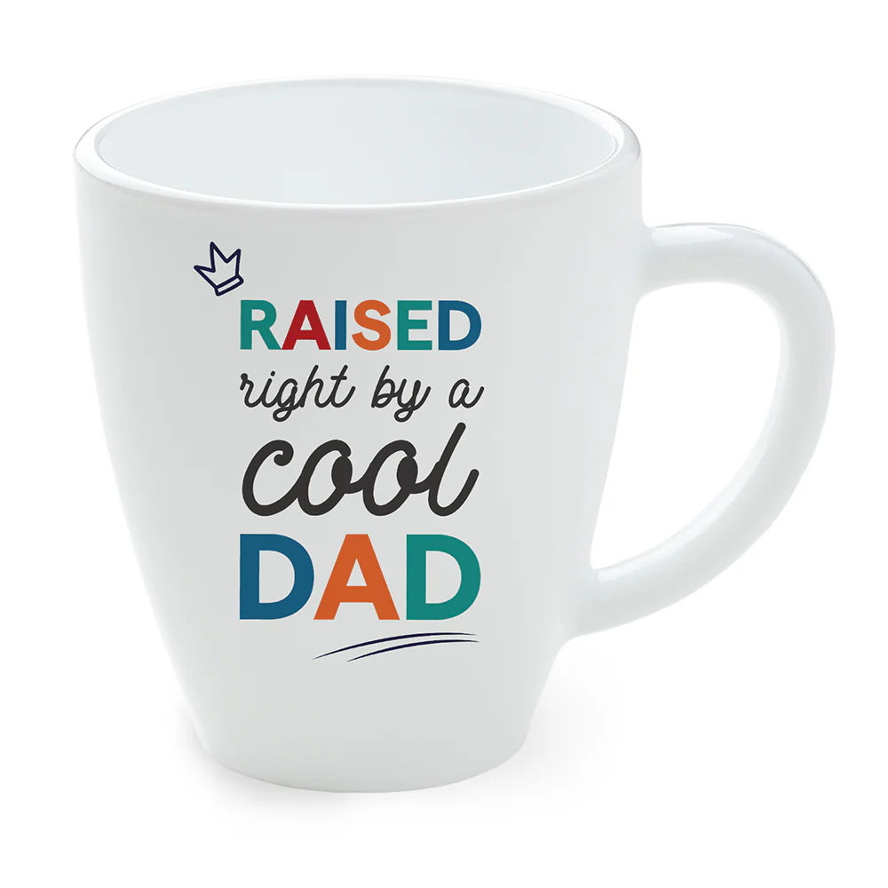 Larah Father's Day Opalware Mug, Cool Dad - Image 2