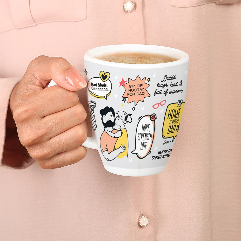 Larah Father's Day Opalware Mug, Legend - Image 3