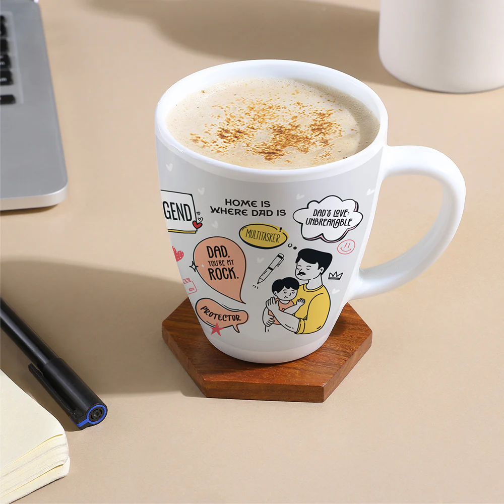 Larah Father's Day Opalware Mug, Legend - Image 5