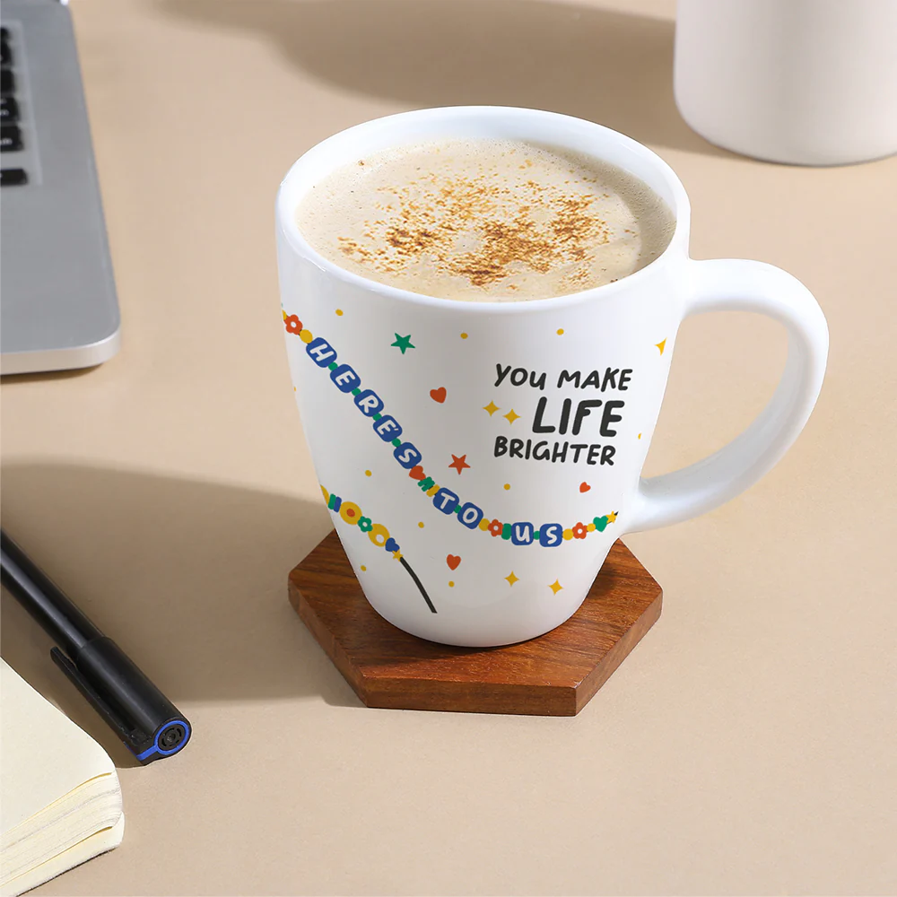 Larah Friendship Day Opalware Mug, Life - Image 5