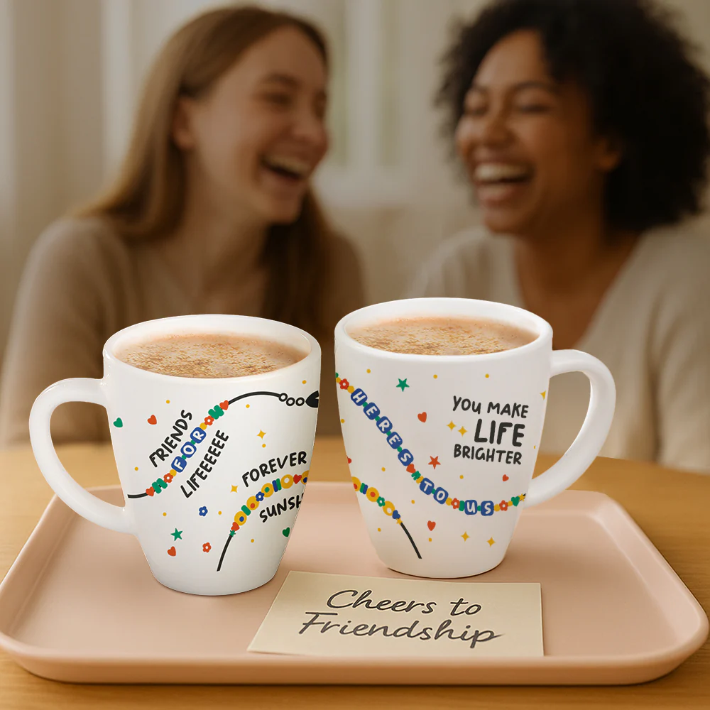 Larah Friendship Day Opalware Mug, Life - Image 8
