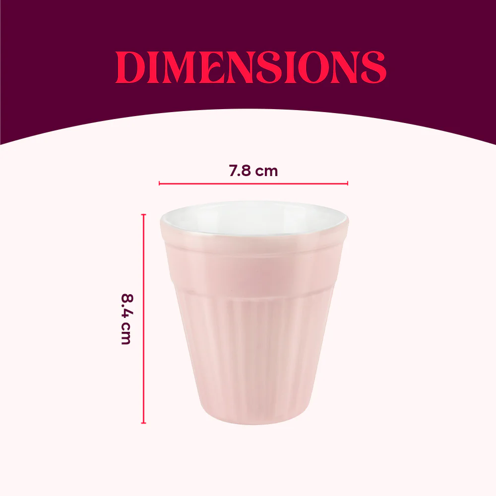 Larah Kulhad Set, Pastel Pink - Image 3