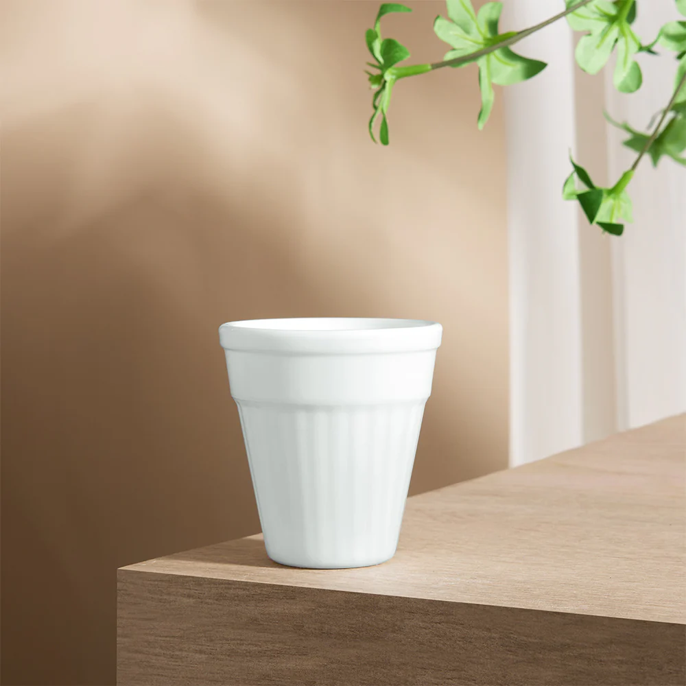 Larah Kulhad Set, White - Image 2