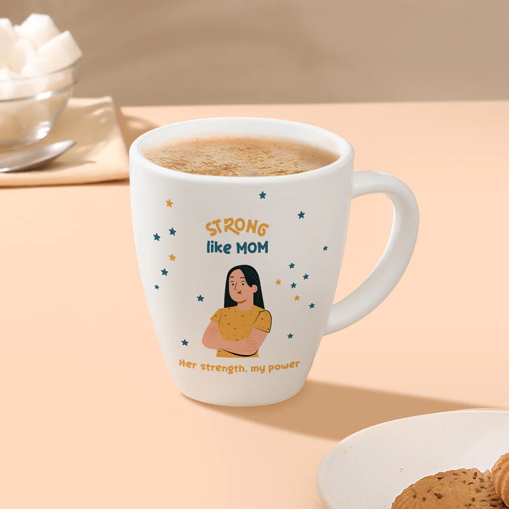 Larah Strong Like Mom, Coffee Mug, 390 ml - Image 7