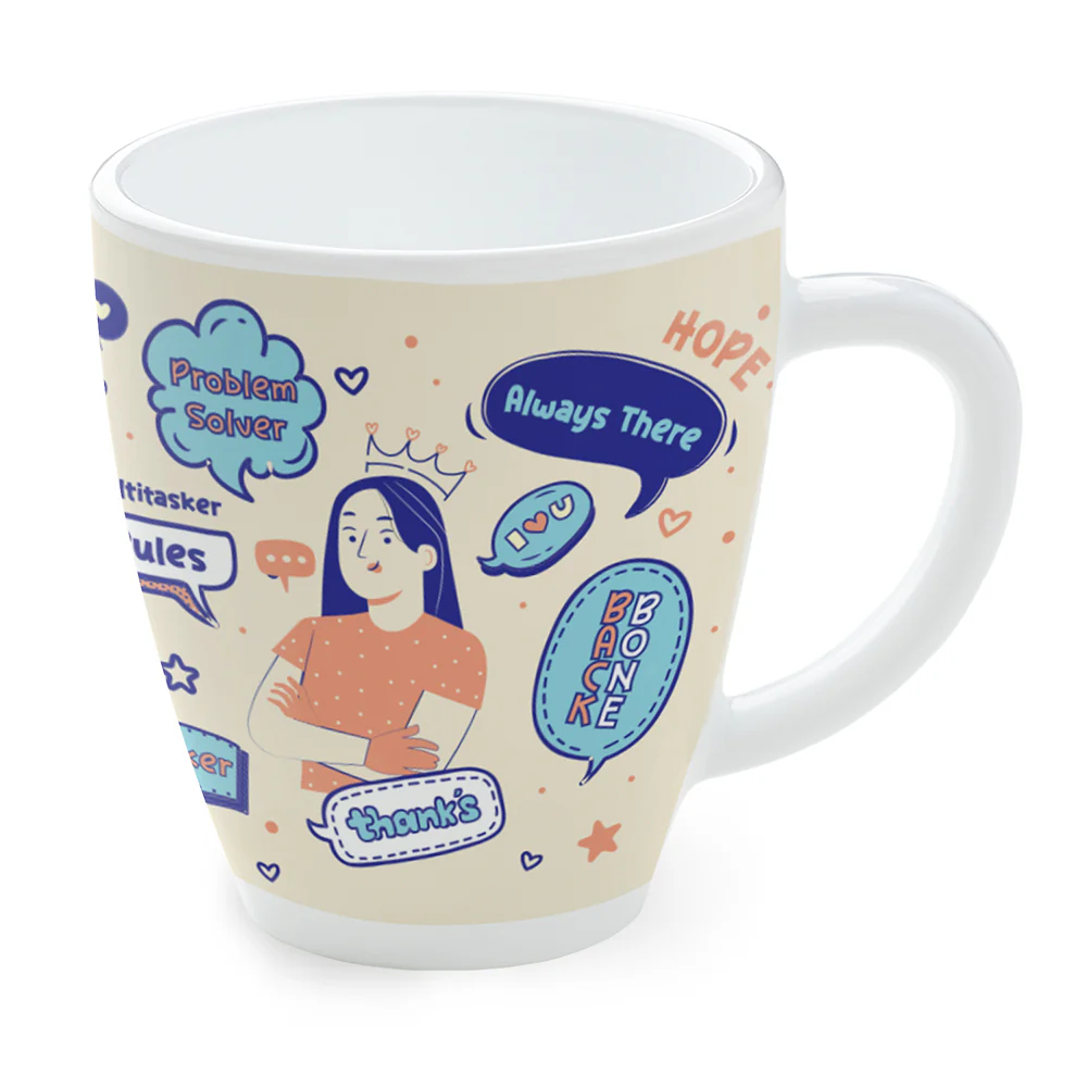 Larah My Mother is My Back Bone, Coffee Mug, 390 ml - Image 2