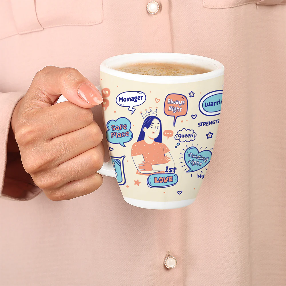 Larah My Mother is My Back Bone, Coffee Mug, 390 ml - Image 3