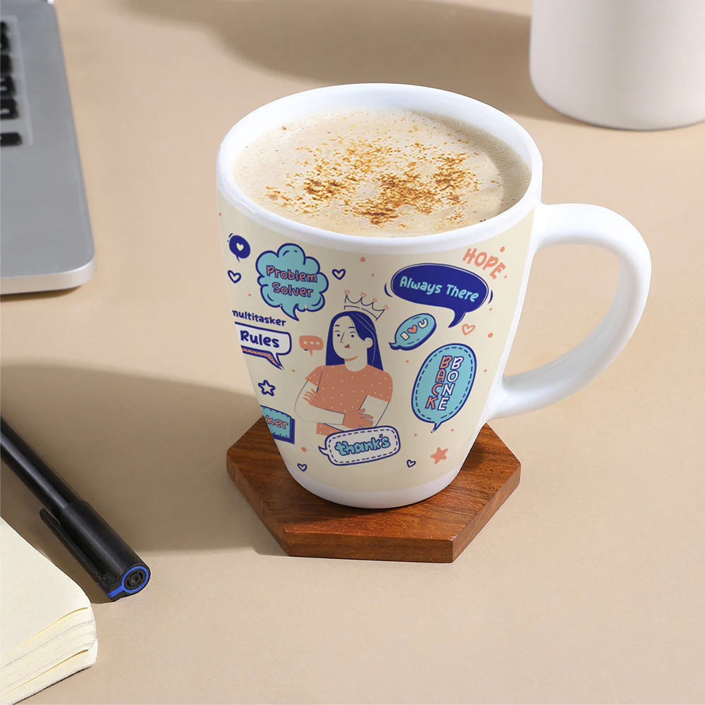 Larah My Mother is My Back Bone, Coffee Mug, 390 ml - Image 5