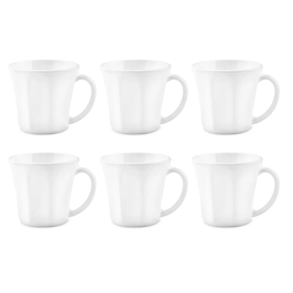 Larah Octa Mug Set, White - Image 3