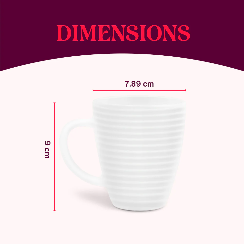 Larah Orbit Mug, White - Image 4