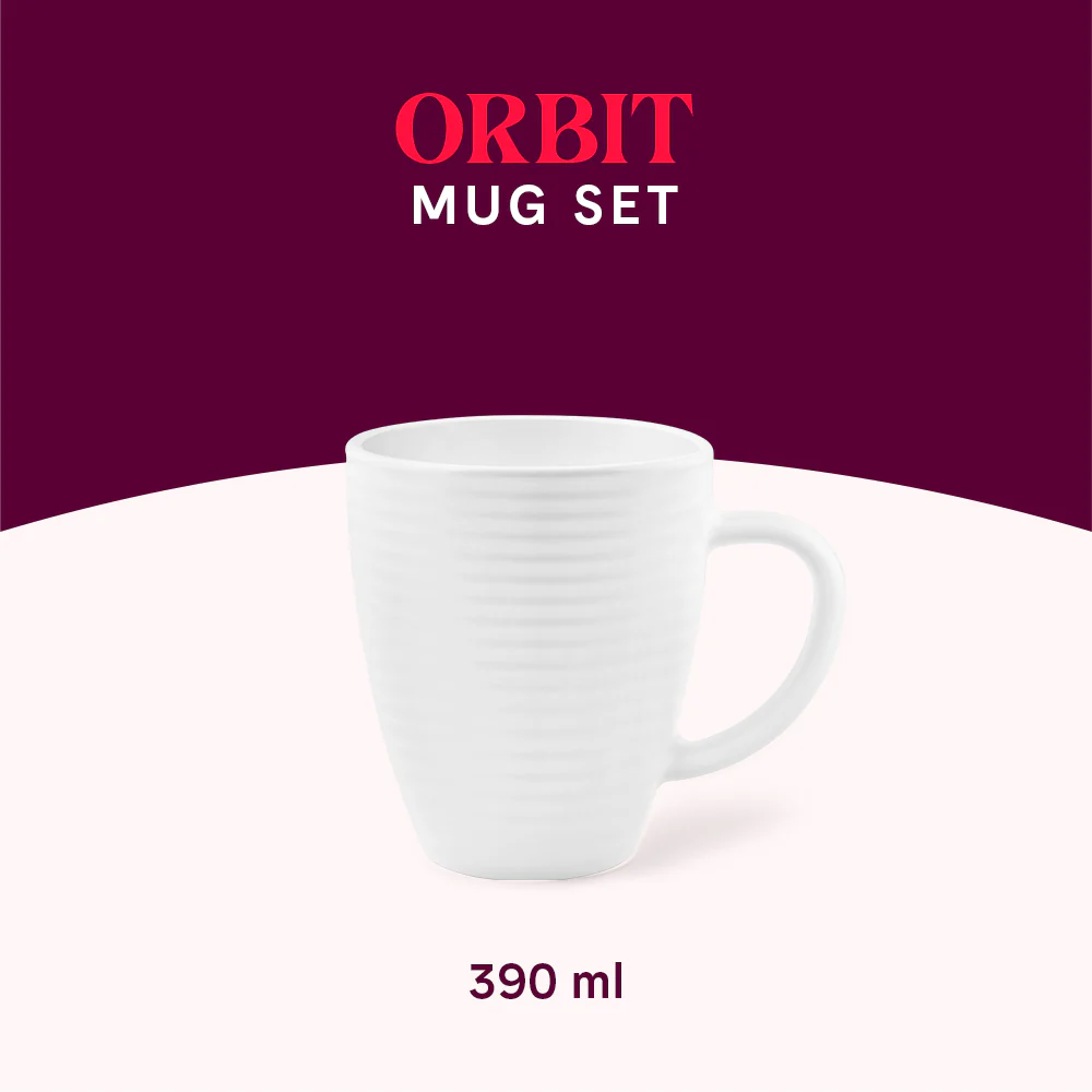 Larah Orbit Mug, White - Image 9