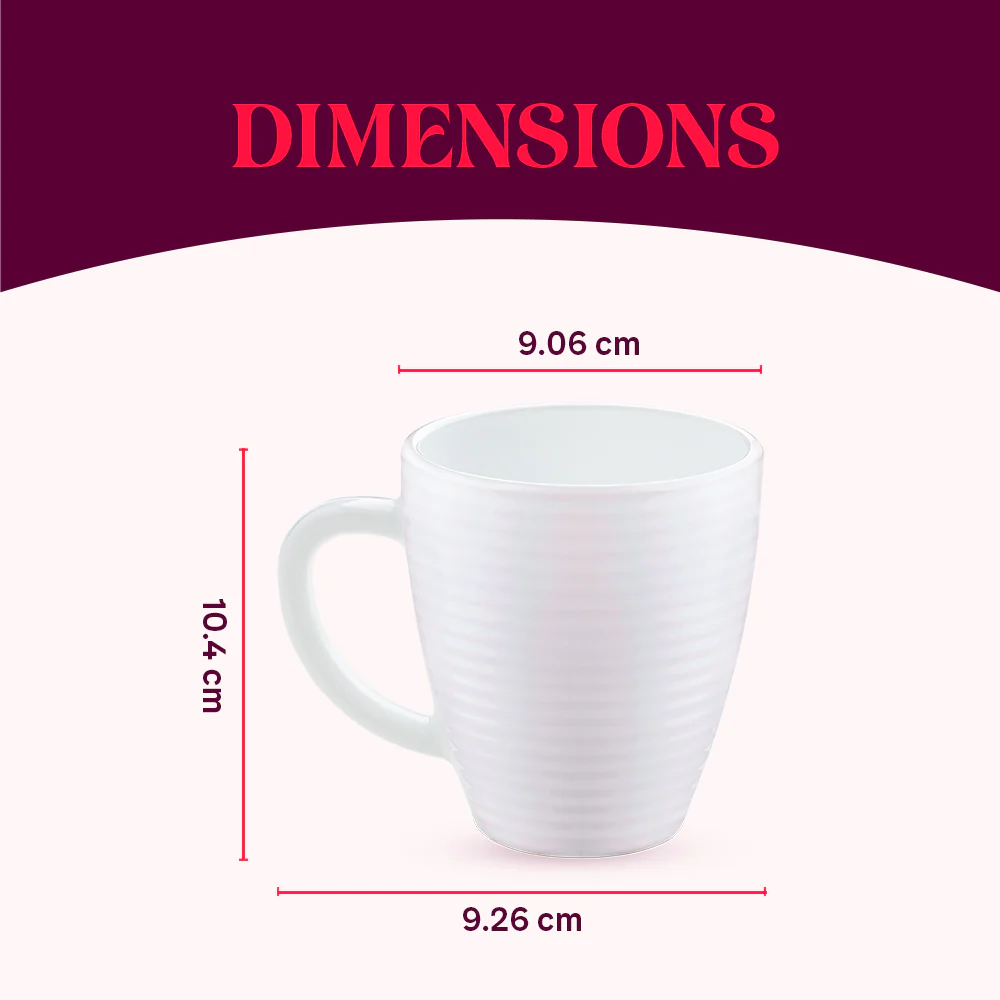 Larah Orbit Mug, White - Image 3