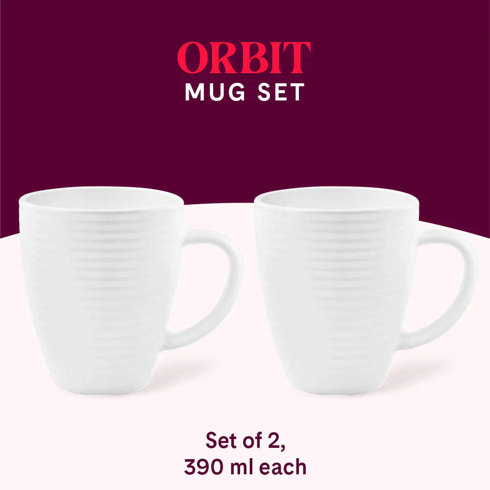 Larah Orbit Mug, White - Image 9