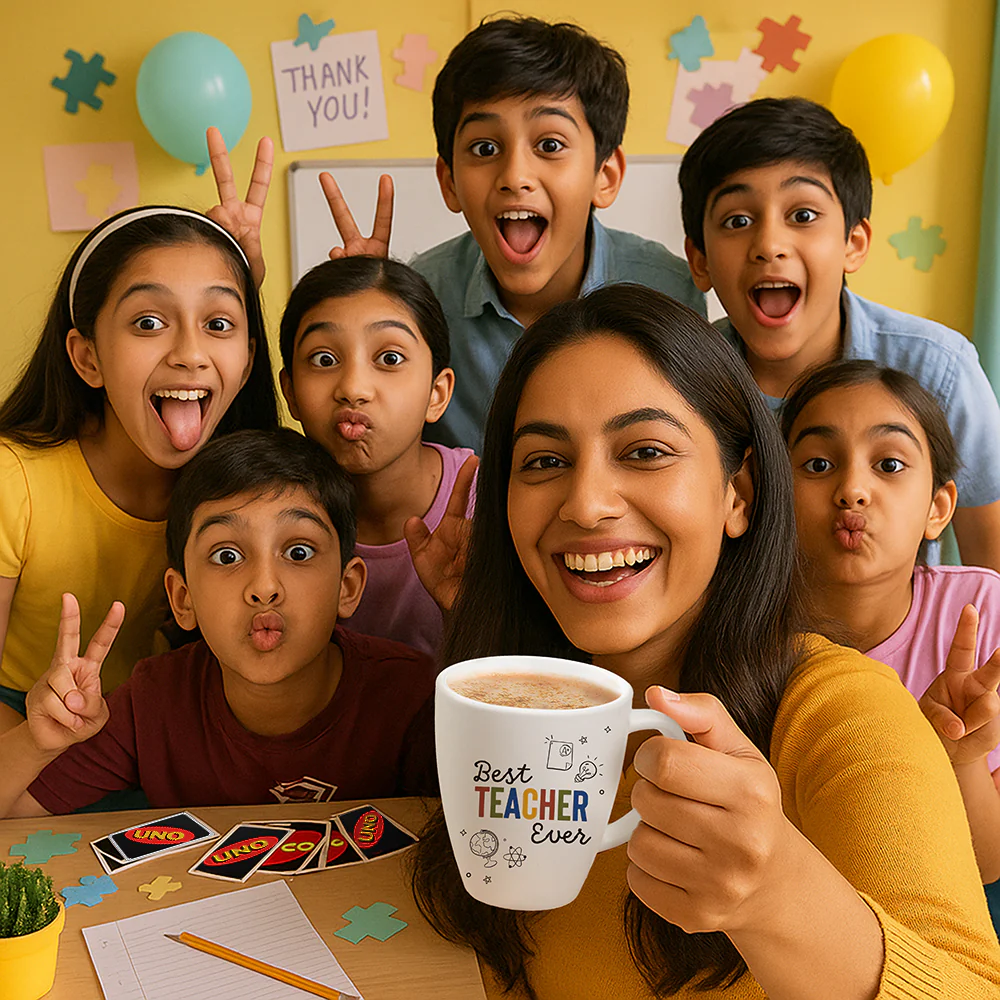 Larah Teachers Day Opalware Mug, Best Teacher Ever, 390ml - Image 8