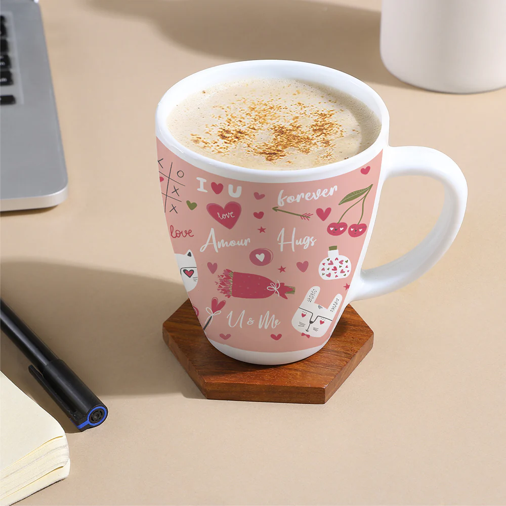 Larah Valentine Day Forever Opalware Mug - Image 5