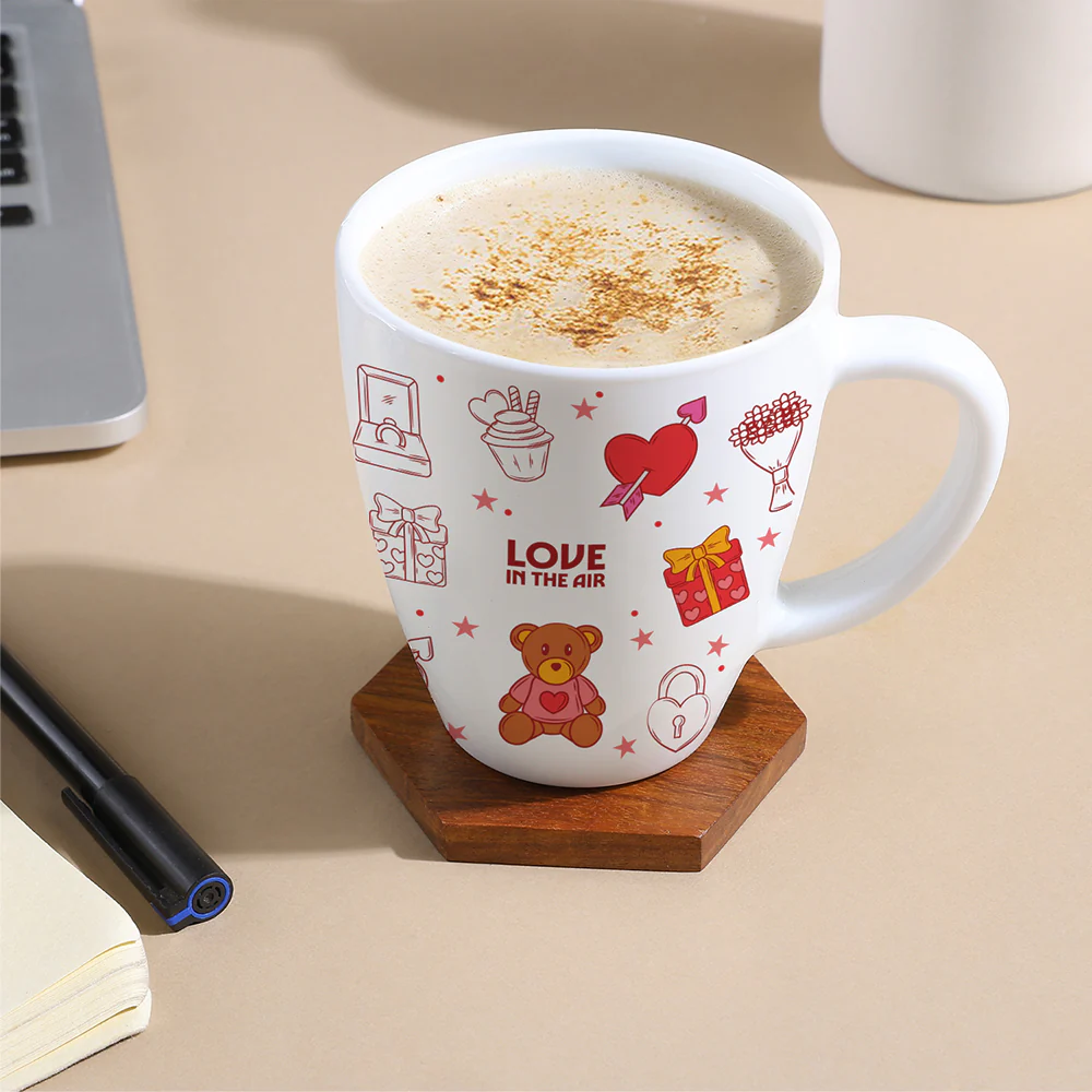 Larah Valentine Day Love Opalware Mug - Image 5