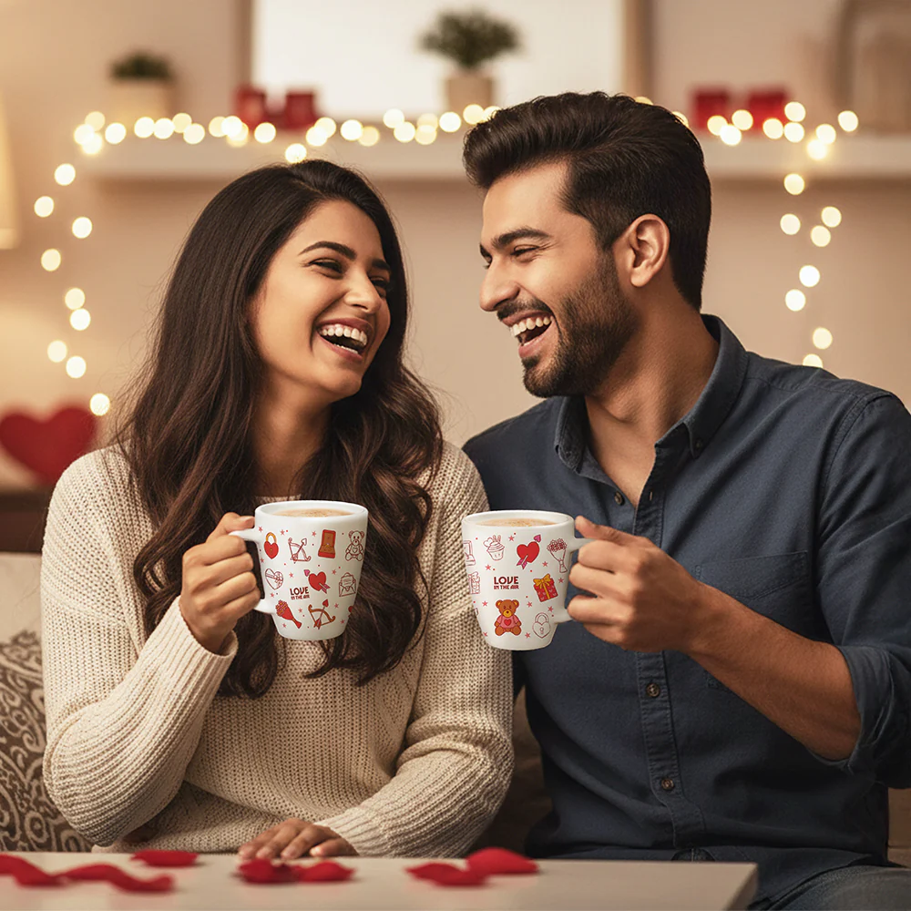 Larah Valentine Day Love Opalware Mug - Image 6