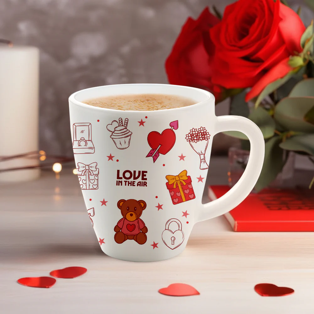 Larah Valentine Day Love Opalware Mug - Image 7