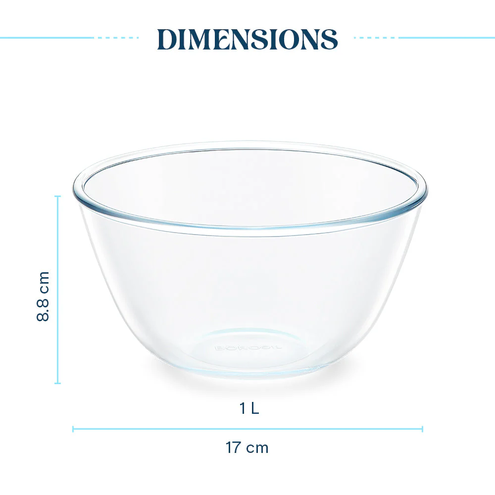 Larah Everyday Glass Bowls, 1L - Image 5