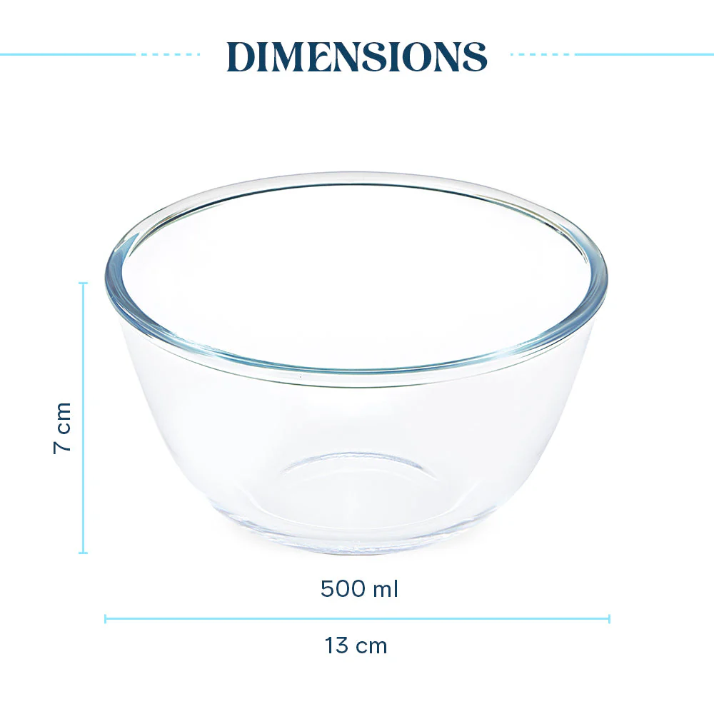 Larah Everyday Glass Bowls, 500ml - Image 5