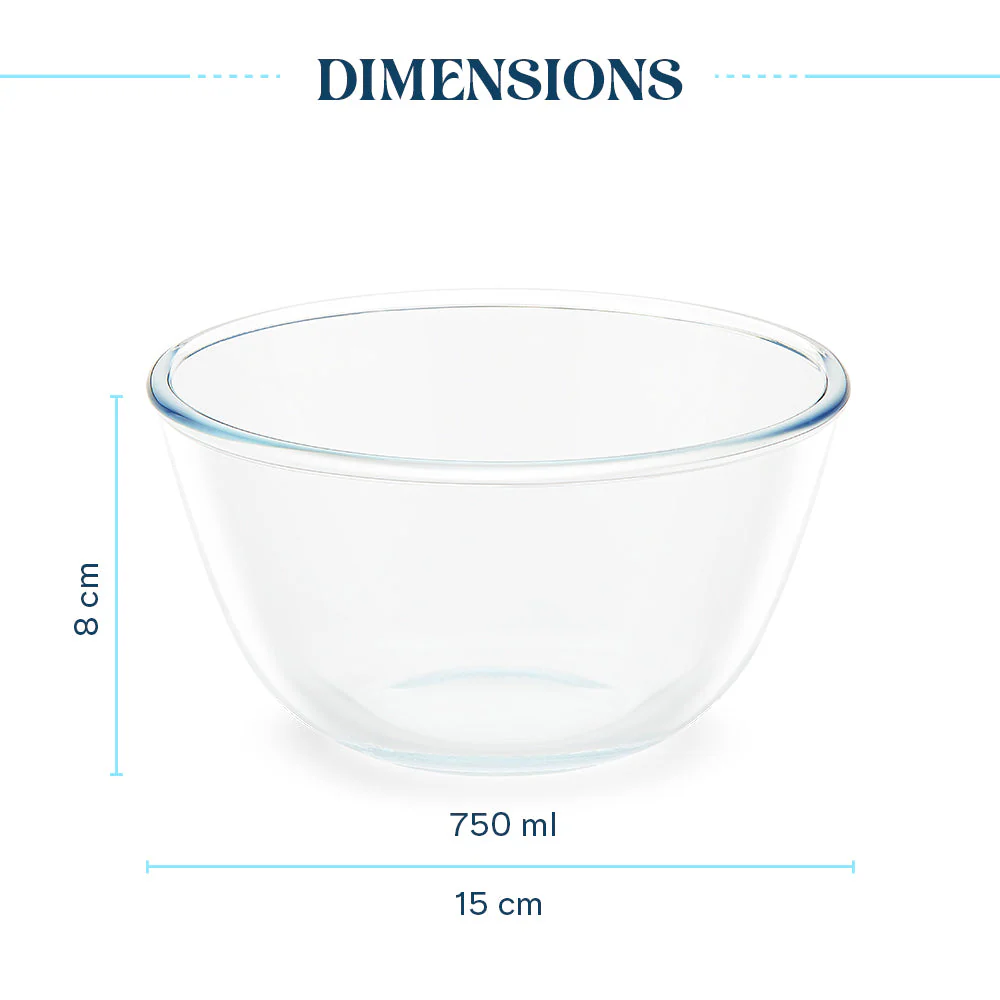 Larah Everyday Glass Bowls, 750ml - Image 5