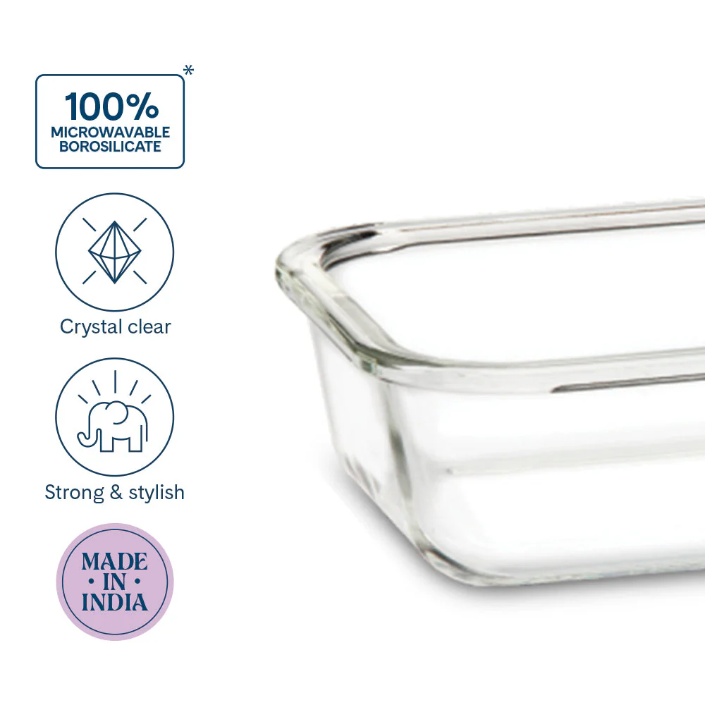 Larah Glass Klip n Store, Rectangular Container - Image 10