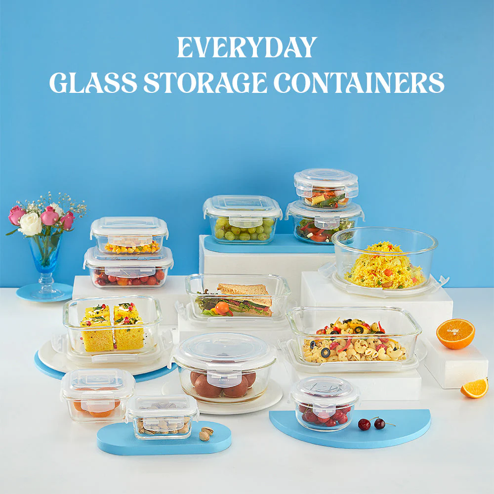 Larah Glass Klip n Store, Round Container - Image 12