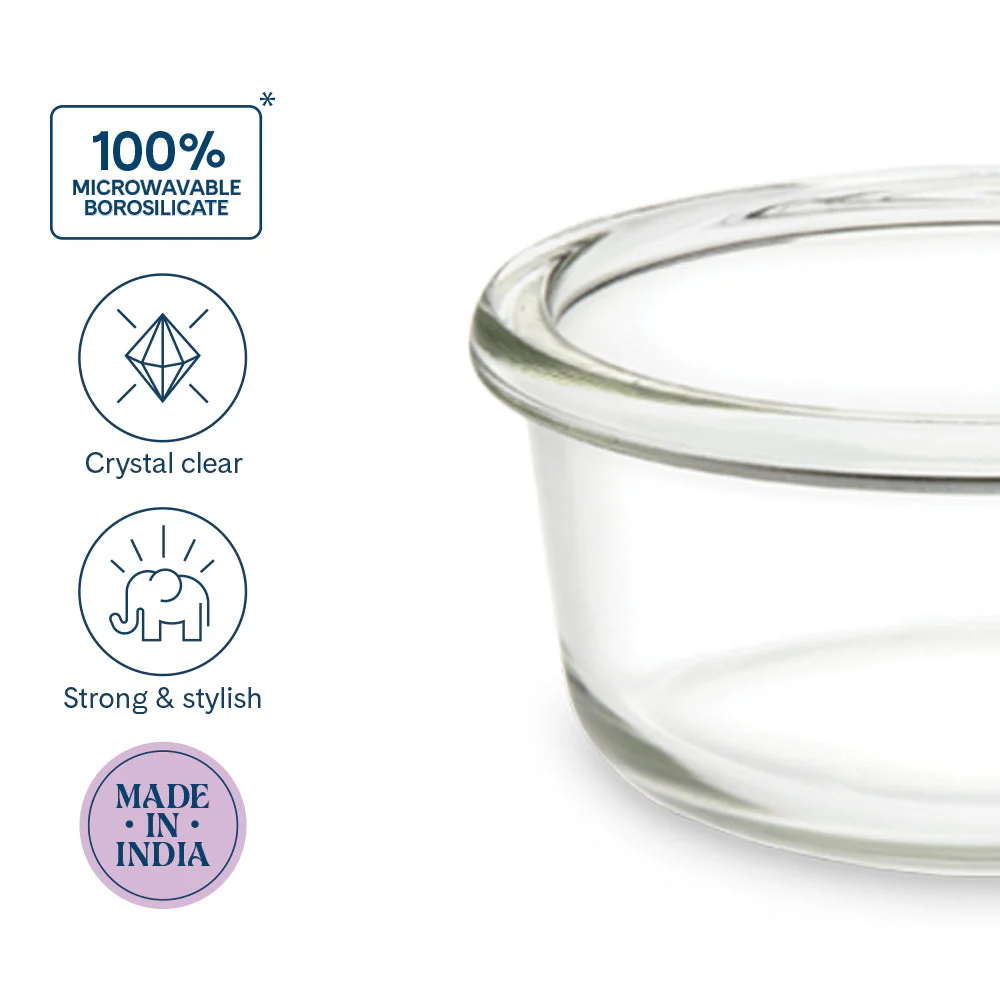 Larah Glass Klip n Store, Round Container - Image 6