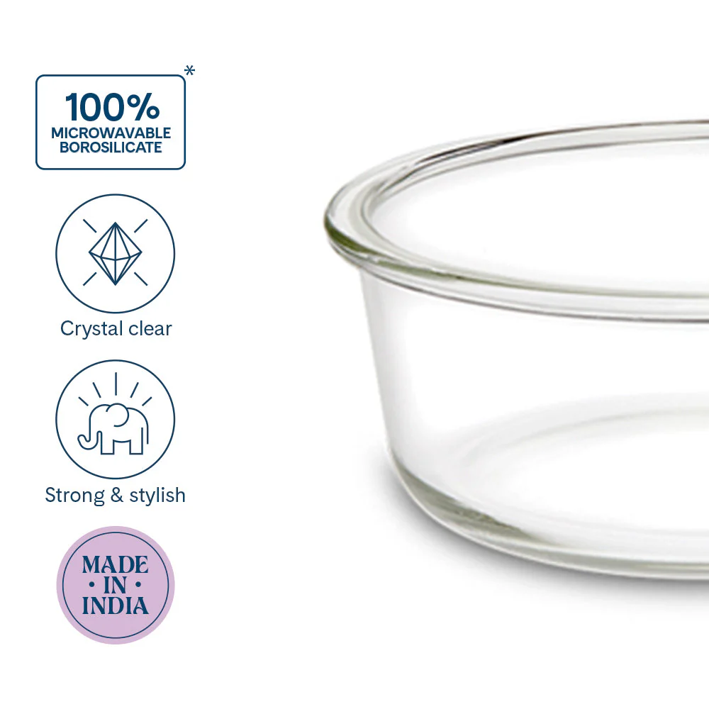 Larah Glass Klip n Store, Round Container - Image 6