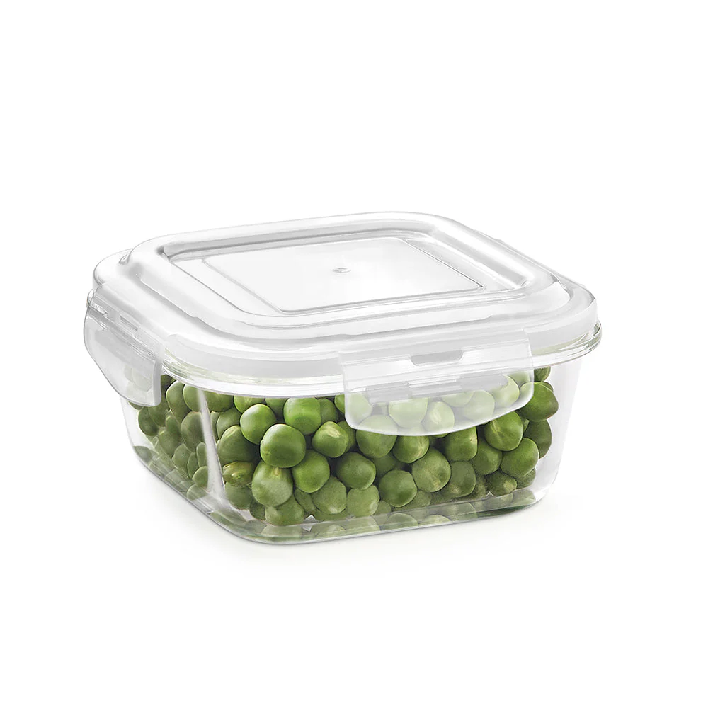 Larah Glass Klip n Store, Square Container - Image 3