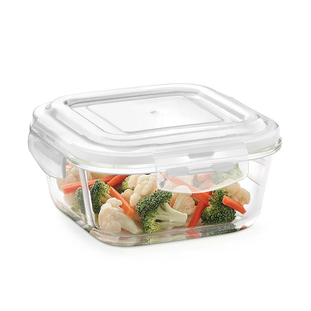 Larah Glass Klip n Store, Square Container - Image 3