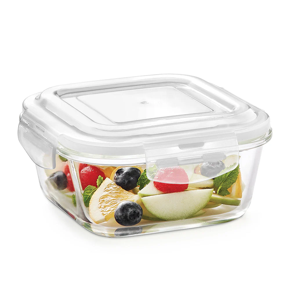 Larah Glass Klip n Store, Square Container - Image 3