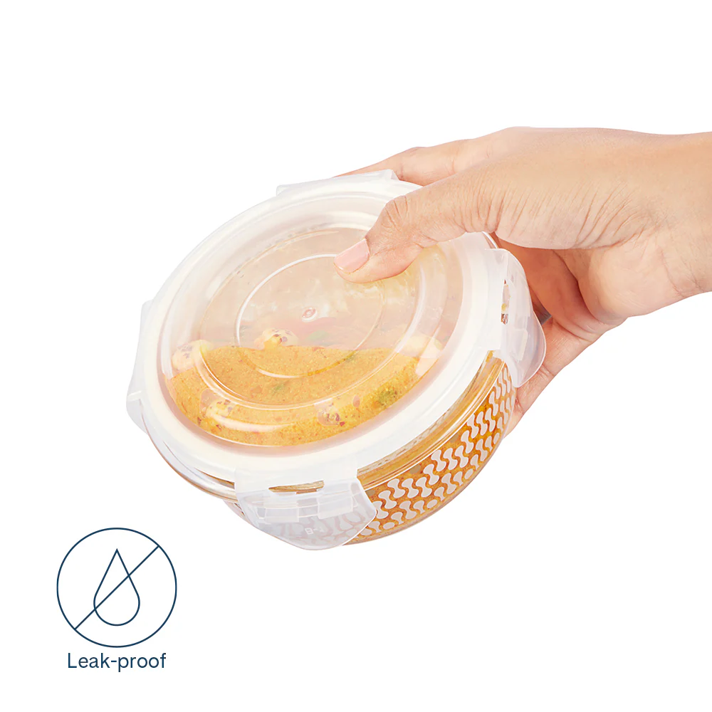 Larah Gracia Round Glass Lunchbox - Image 8