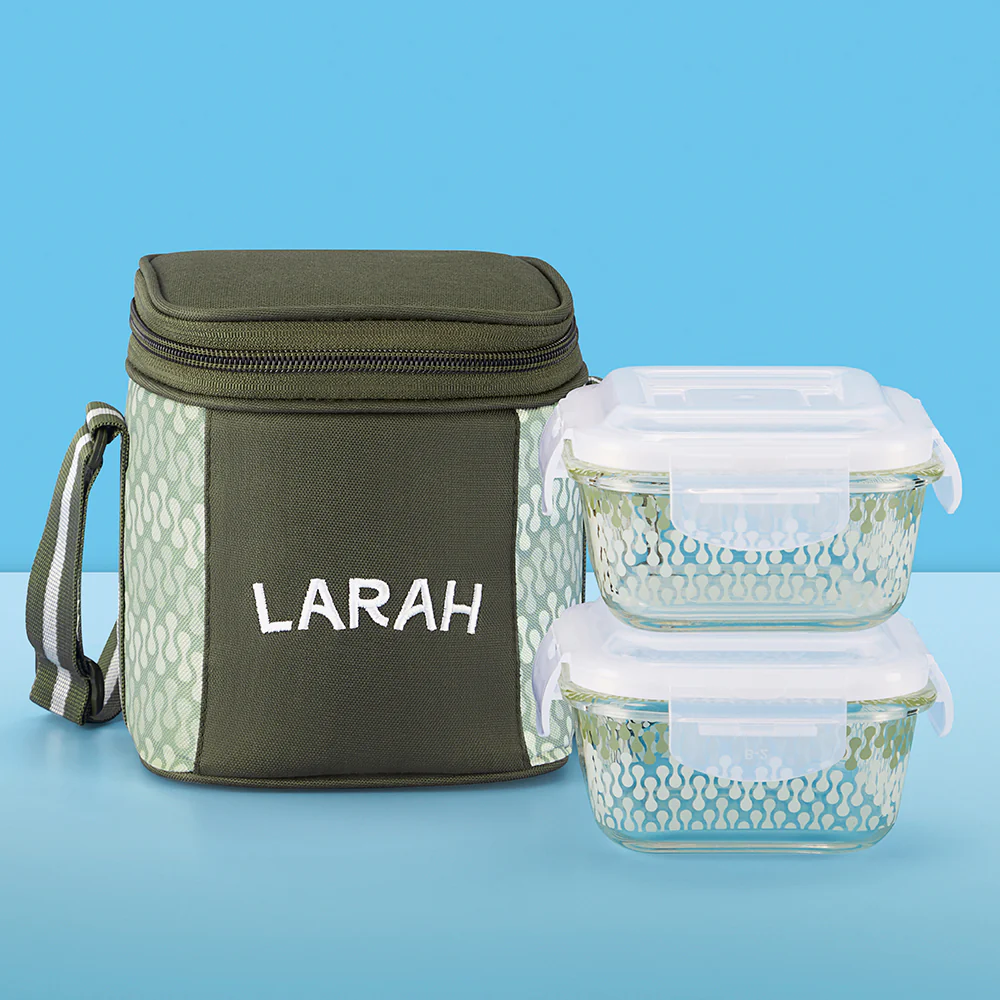 Larah Gracia Square Glass Lunchbox - Image 5