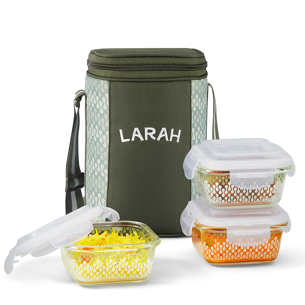 Larah Gracia Square Glass Lunchbox - Image 14
