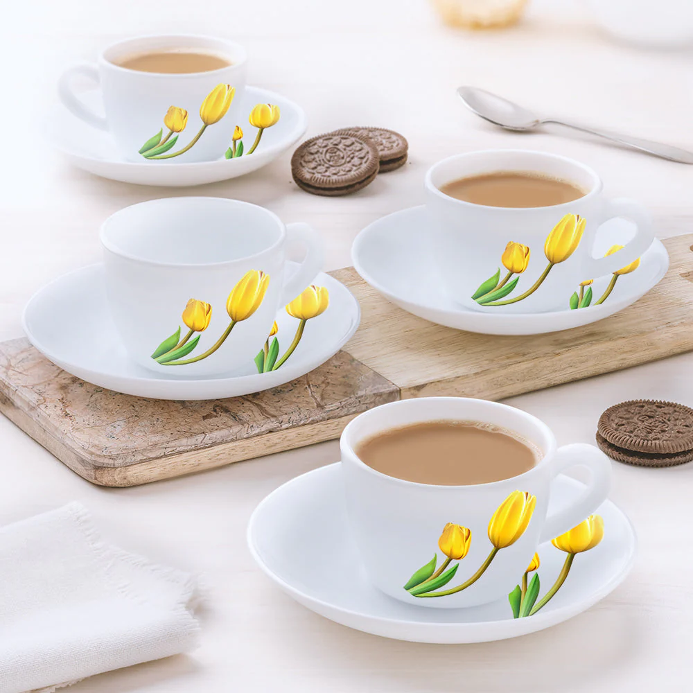 Larah Lyana Cup n Saucer Set, 220ml x 12 - Image 2