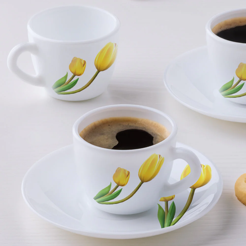 Larah Lyana Cup n Saucer Set, 220ml x 12 - Image 5
