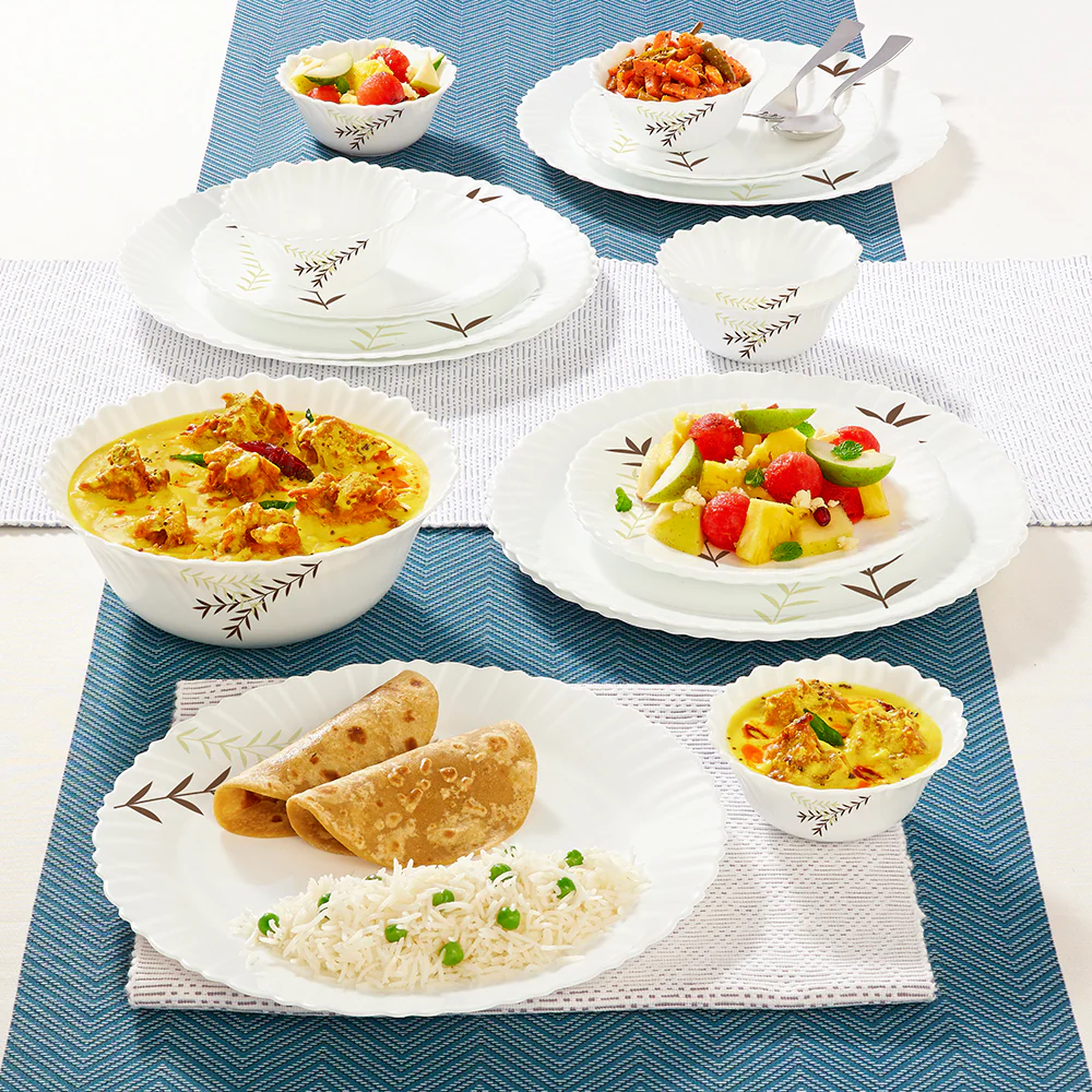 Larah Oak Dinner Set, 19 pc - Image 8