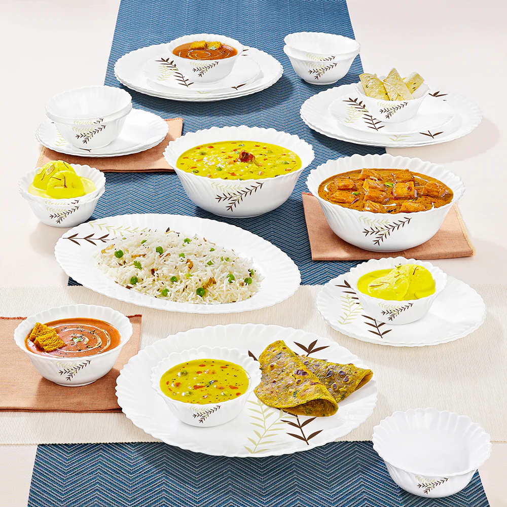 Larah Oak Dinner Set, 27 pc - Image 8