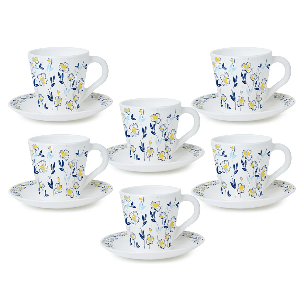 Larah Amara Blue Mug n Saucer Set - Image 5