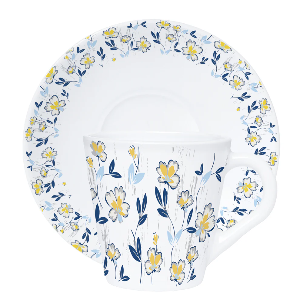 Larah Amara Blue Mug n Saucer Set - Image 7