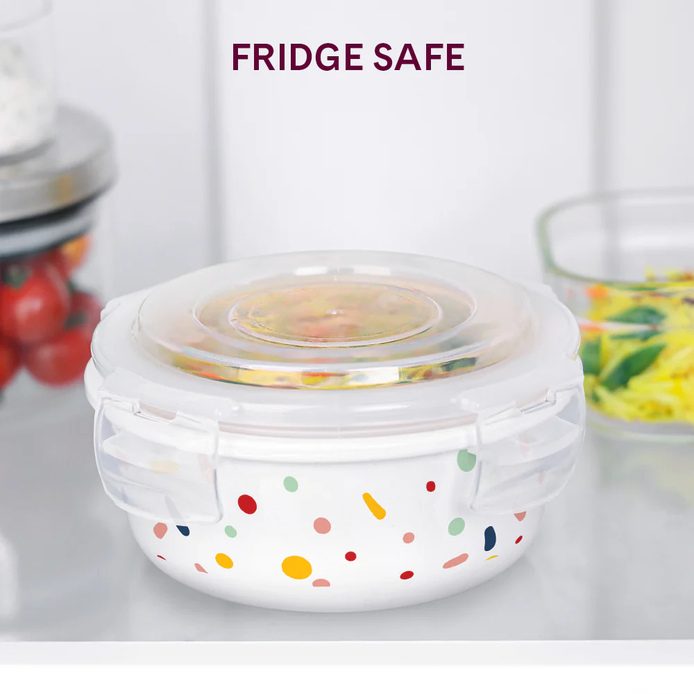 Larah Opalware, Aria Klip n Store Round Container - Image 6