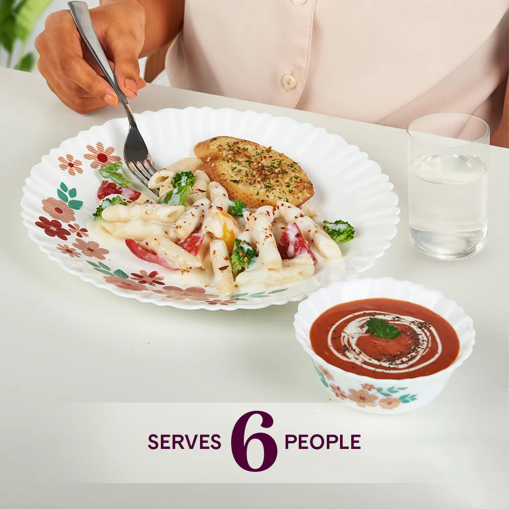 Larah Ayana 35 pc Dinner Set w Vision Glass - Image 4