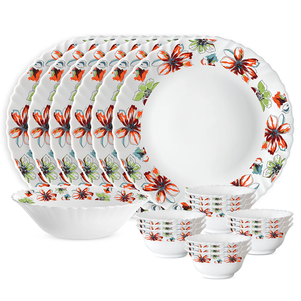 Larah Bali 19 pc Dinner Set