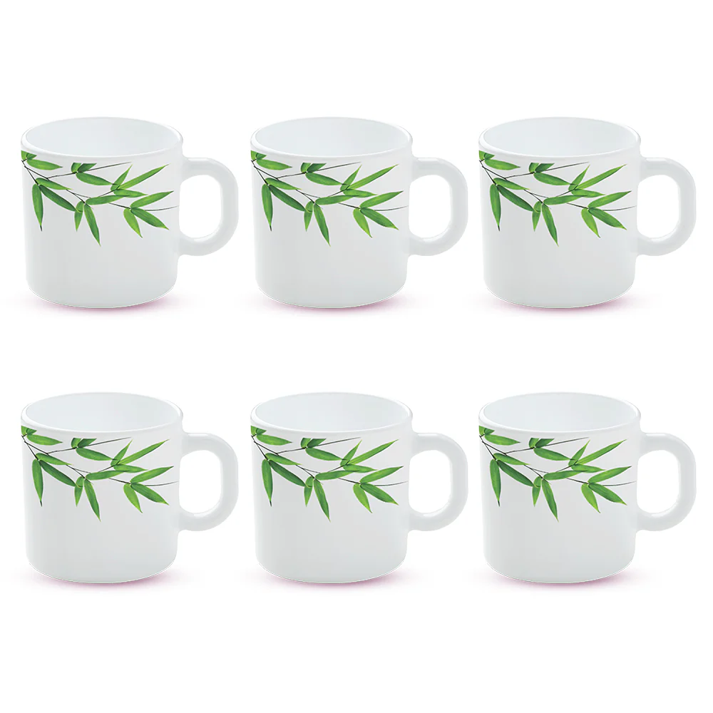 Larah Bamboo Leaves Mug Set - Image 2