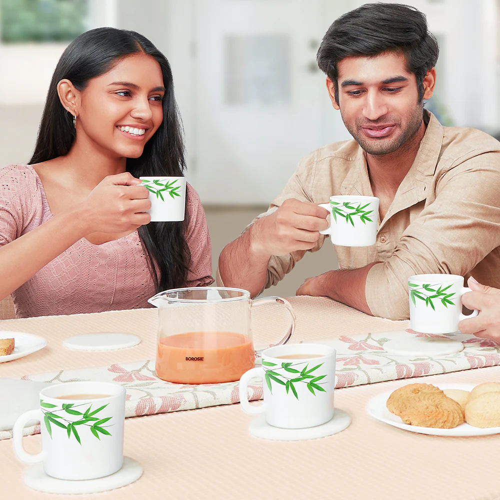 Larah Bamboo Leaves Mug Set - Image 9